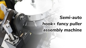 semi-auto hook fancy puller assembly machine