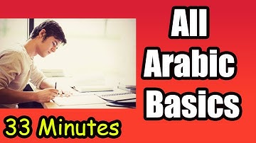 Learn Arabic in 30 Minutes - All Basics Every Beginners Need