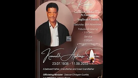 A Celebration of the life of Kenneth Alphonse Sutton