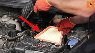 How to replace Air filters on SKODA ROOMSTER (5J) - video tutorial
