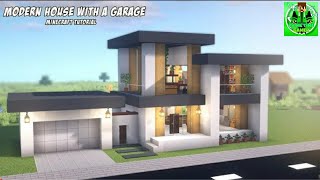 MODERN HOUSE WITH GARAGE - TUTORIAL || PTG