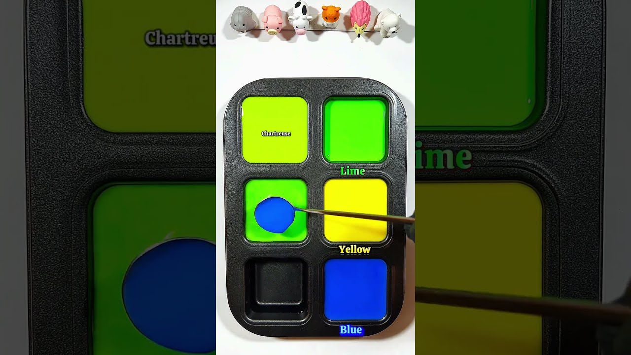 The Harmony Of 3 Colors Creates Amazing Colormix Asrm Satisfying Colormixing