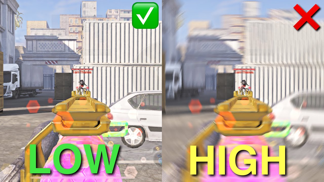 CODM Low vs High Sensitivity - YouTube