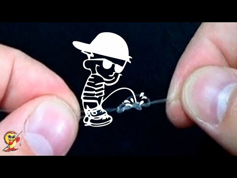 ПРОЧНАЯ РЫБОЛОВНАЯ ПЕТЛЯ. ХИРУРГИЧЕСКИЙ УЗЕЛ. STRONG FISHING LOOP. SURGICAL NODE.