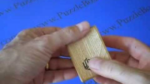 3 Step Karakuri Japanese Puzzle Box #3