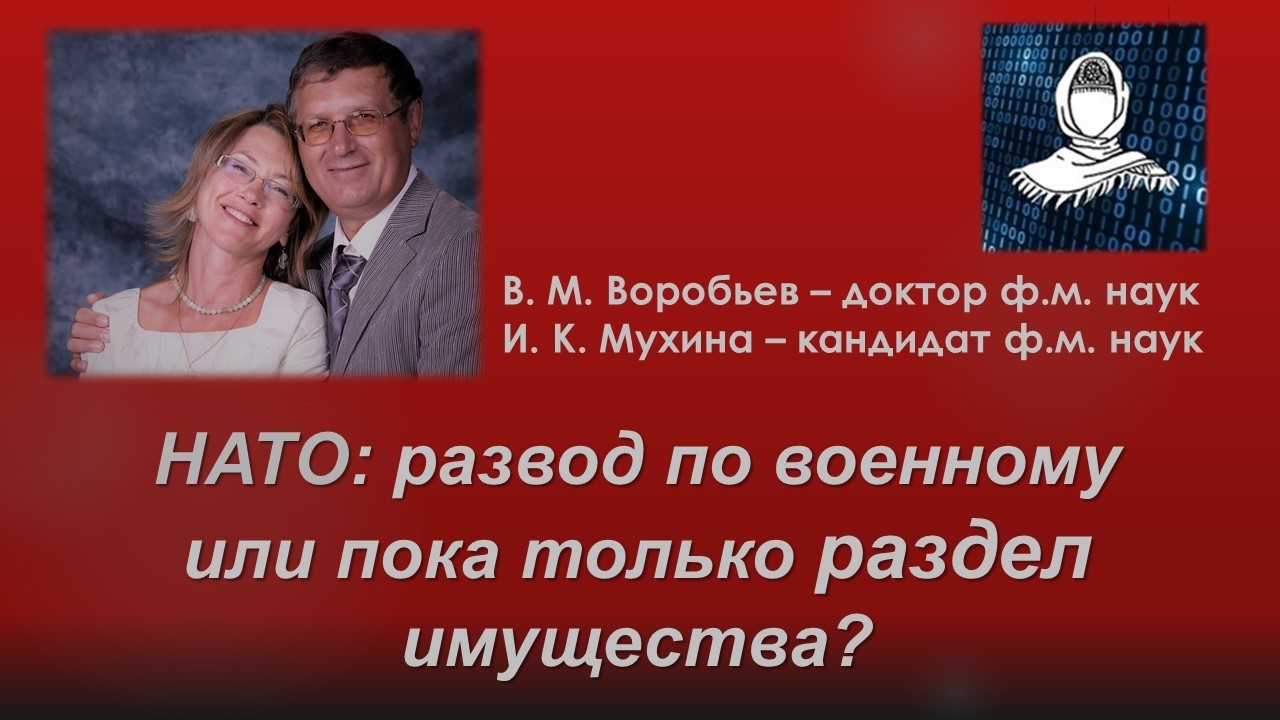 НАТО: развод по военному или пока только раздел имущества ? - беседа с д. ф-м наук Воробьевым В М