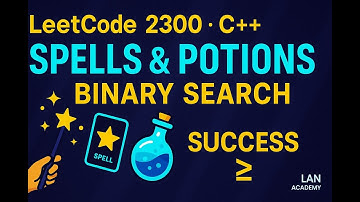 Successful Pairs of Spells and Potions – LeetCode 2300 (C++ Binary Search)