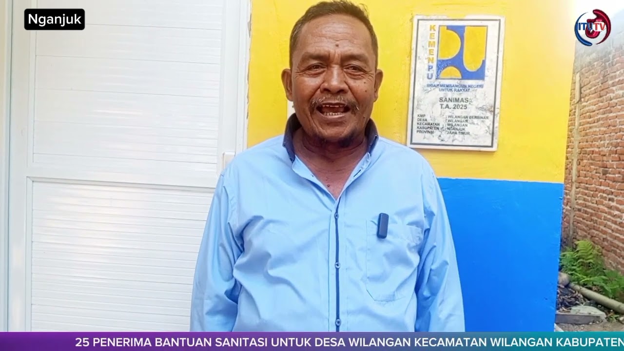 NGANJUK J7TV // 25 TITIK BANTUAN SANIMAS DESA WILANGAN, KABUPATEN NGANJUK