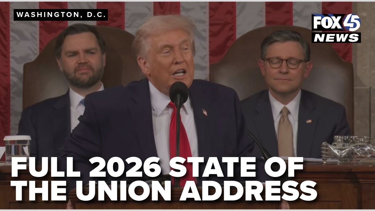 FULL VIDEO: President Trump's 2026 State of the Union Address