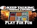 Vido dtente  keep talking and nobody explodes avec poigne 