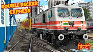 Double Decker Express in Indian Trains Simulator || PC FHD GAMEPLAY screenshot 4
