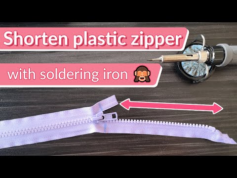 How To Cut A Plastic Zipper