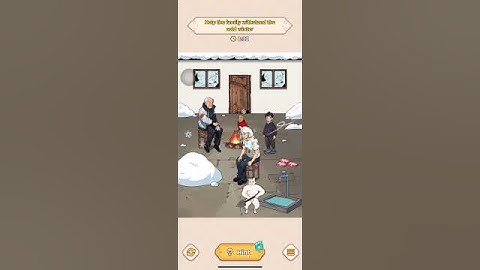 Brain Puzzle Tricky Quest Level 80 - Help The Family Withstand The Cold Winter - Winter Warmth.