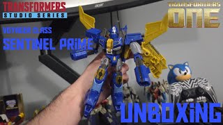 TRANSFORMERS STUDIO SERIES Voyager Class  TFONE Sentinel Prime - UNBOXING