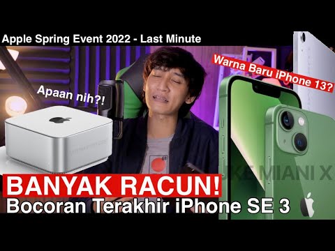 Final! Bocoran Akhir iPhone SE 3, iPad Air 5, Warna Baru iPhone 13 & Mac! Apple Spring Event
