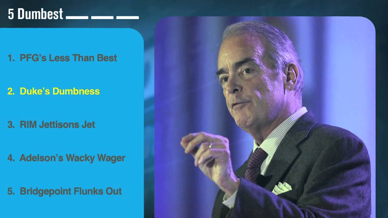 The 5 Dumbest Things on Wall Street, July 13