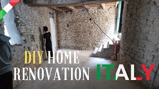 #5 No more rubble! More mortar and a new mailbox  | Stone house renovation in Italy.