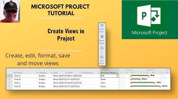 This video explains how to create views in Microsoft Project. Views