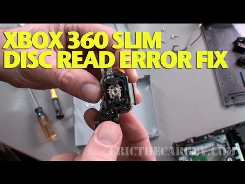 Repairing Xbox 360 Slim Disc Read Error -EricTheCarGuy