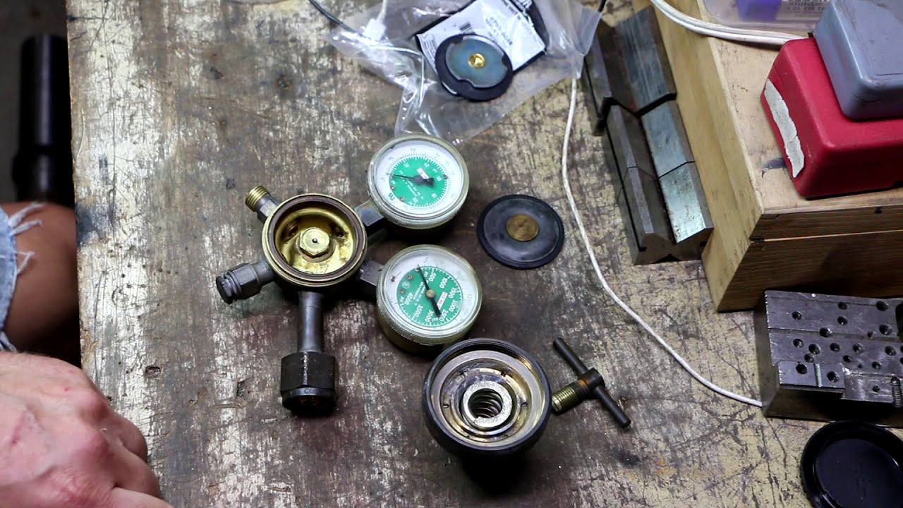 Victor Oxygen or Acetylene gas regulator repair YouTube