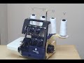 Husqvarna Huskylock 535D Nähmaschine Sewing machine Швейная машина Instruction