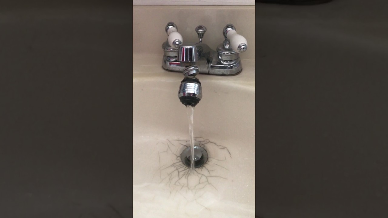 Weak hot water flow Bathroom Sink YouTube