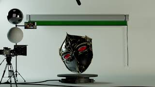 Custom Designed Fantastic Mask | 3D Lookdev & Virtual Studio Turntable 👹⚙️