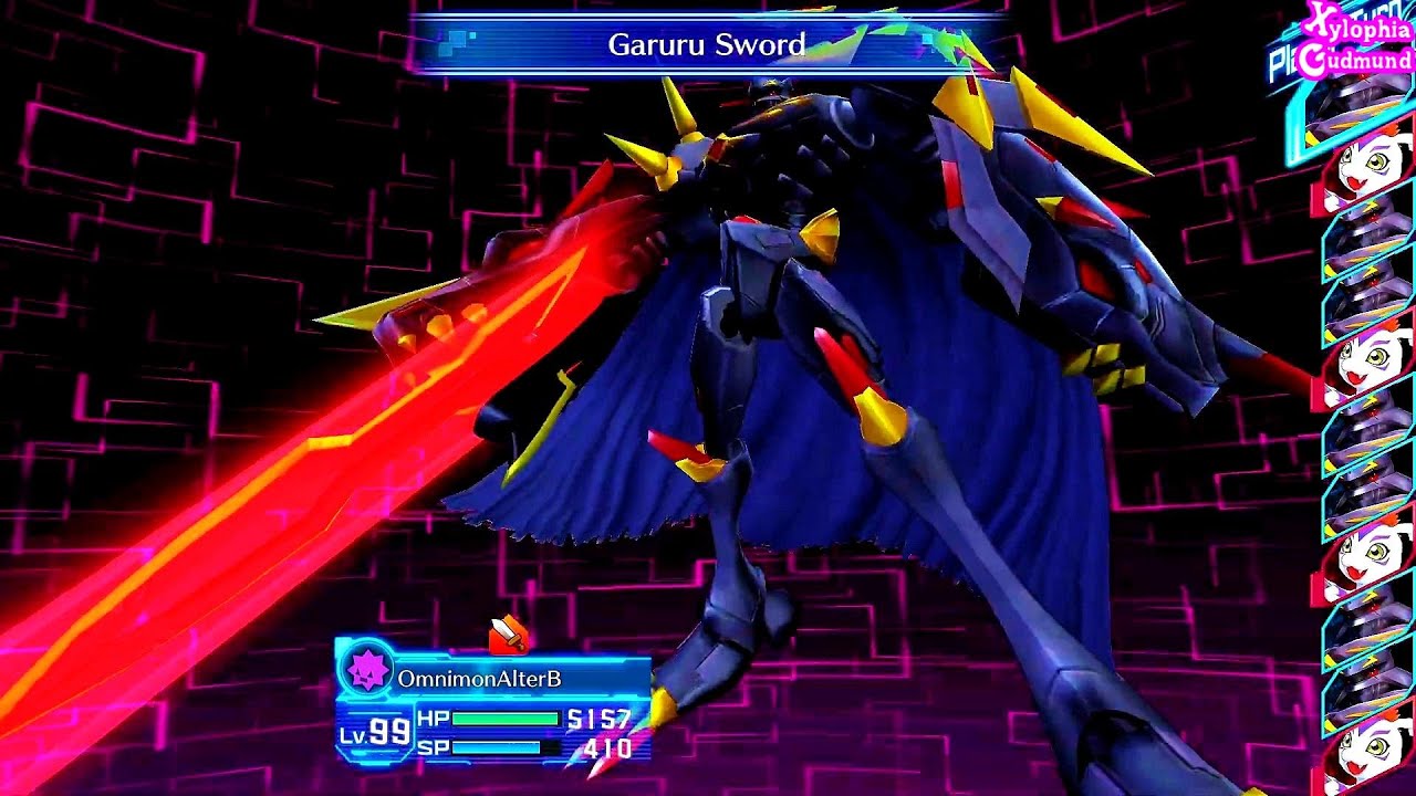 『Xylophia Gudmund』 Omegamon Zwart Defeat to Omegamon Alter-B Evolution