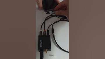 Plug DAC adapter into Android Phone USB type C connect SPDIF Toslink optical ADC audio cable #shorts