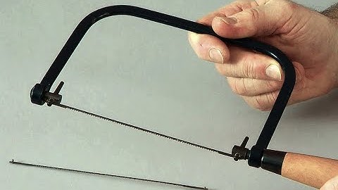 How to Use a Coping Saw