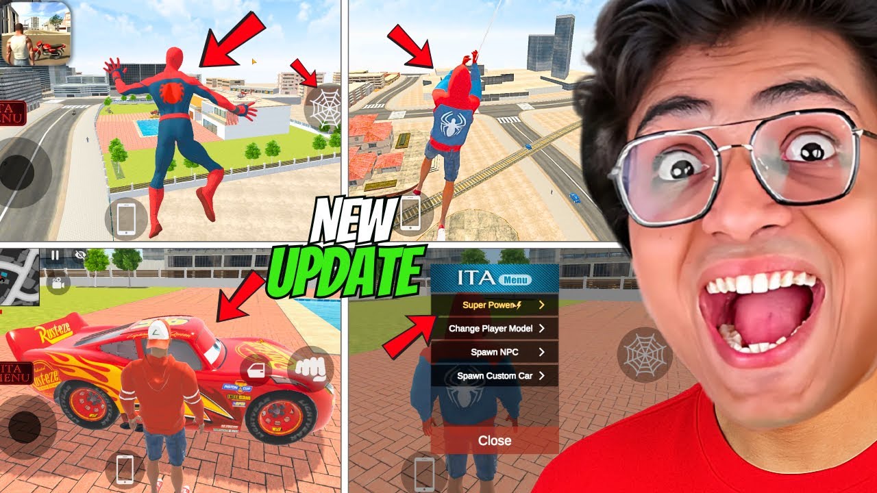 INDIAN THEFT AUTO New Spiderman Update😱 New Superpowers