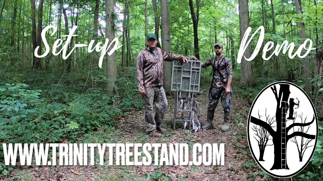 Trinity Tree stand set up demonstration video. YouTube