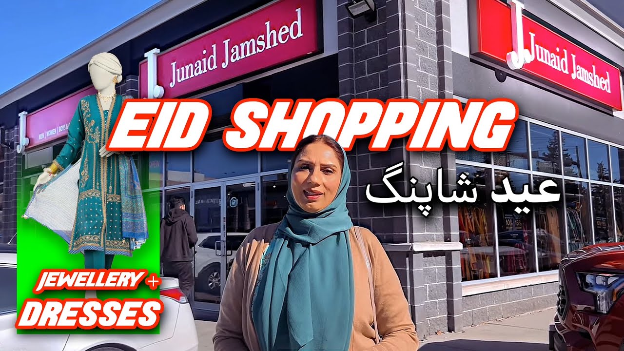 EID SHOPPING IN CANADA 🇨🇦 Junaid Jamshed Shop in Canada 🇵🇰 Chand Raat Eid Vlog 2024