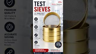 Premium Test Sieves for Pharma &amp; Research Industries | S.S. Wire Mesh Test Sieve | Redius Solutions