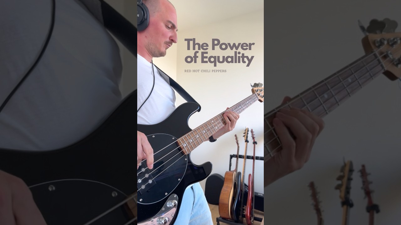 Playing The Power of Equality on bass