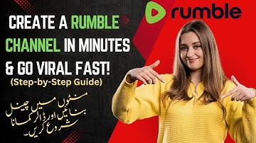 How to Create a Rumble Channel | How to Upload first video on Rumble? | HowTo