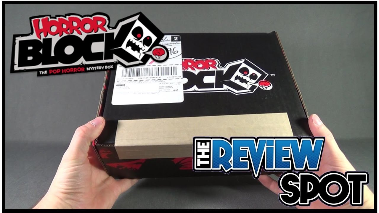 Subscription Spot - Horror Block December 2016 Subscription Box UNBOXING!