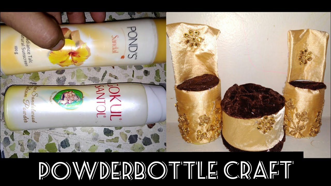 Craft with empty powder bottle YouTube