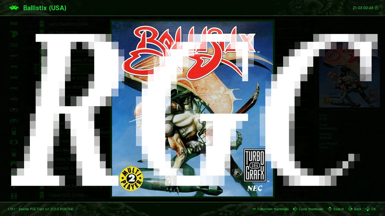 Thursday Night Thunder: Contra 3 Win Screen ??? Flatout, Gitaroo and Turbo Graphix Thunder