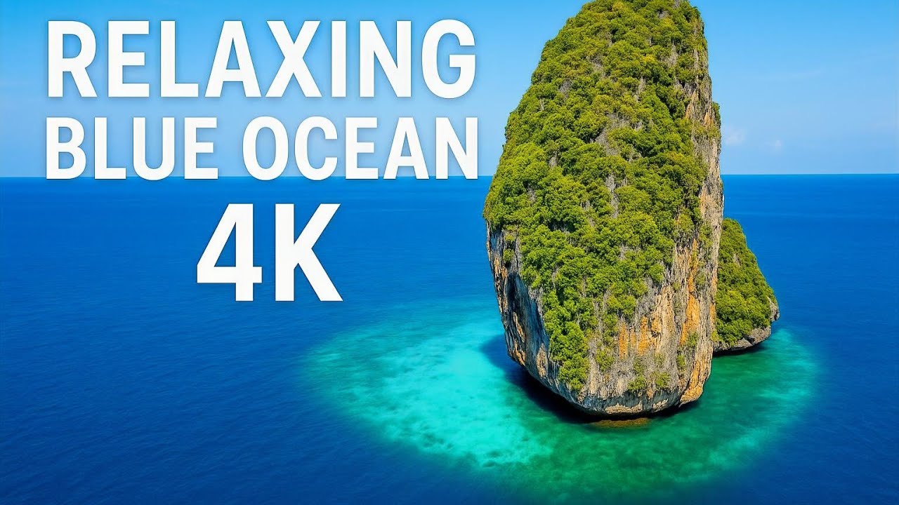 32 Minutes of Pure Relaxation – Blue Ocean Islands | 4K Drone Cinematic Nature Film
