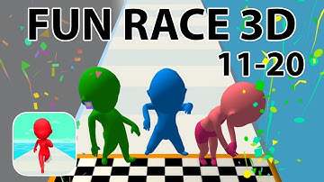 Fun Race 3D Gameplay - Levels 11 - 20 - (iOS - Android)