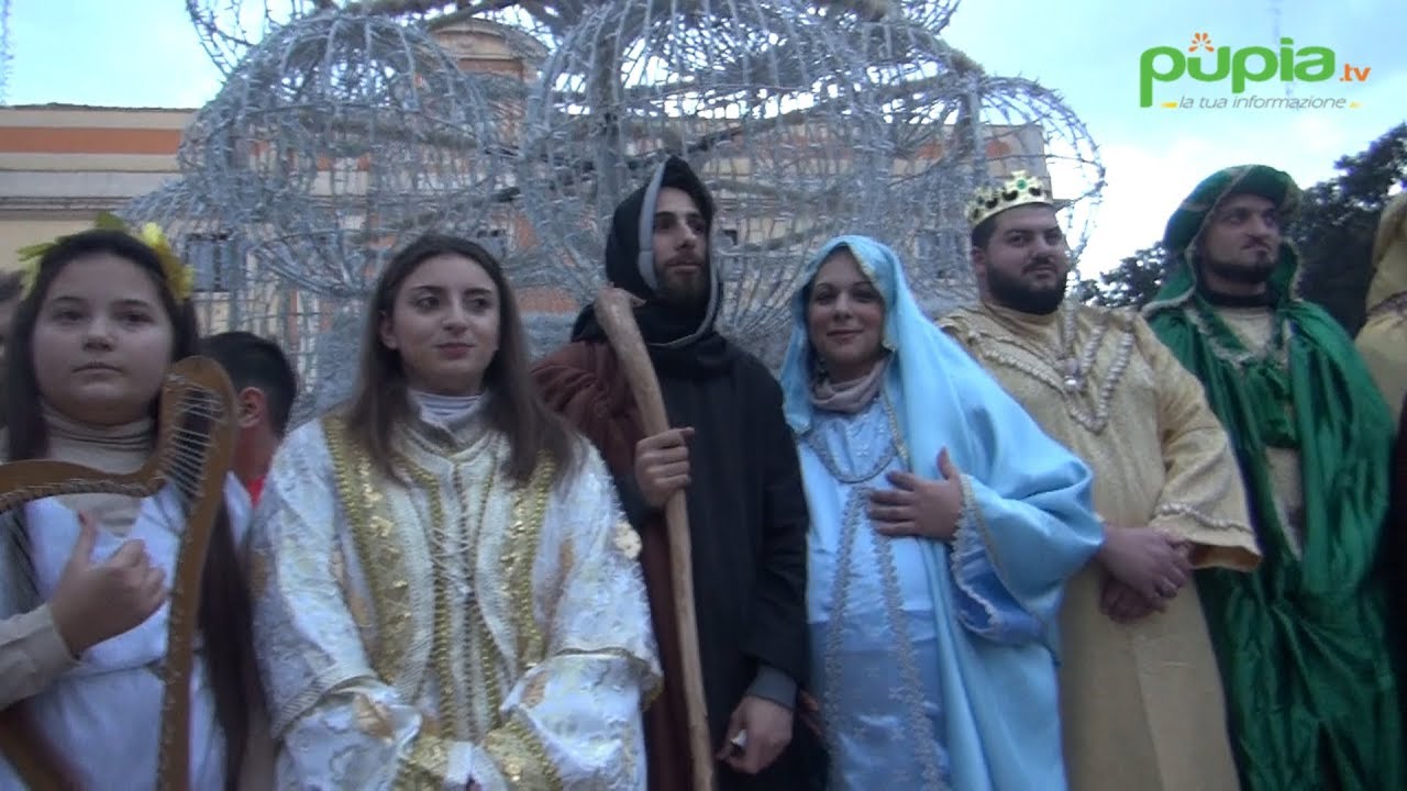 Gricignano - Presepe Vivente, sfilata per le strade (08.12.17)