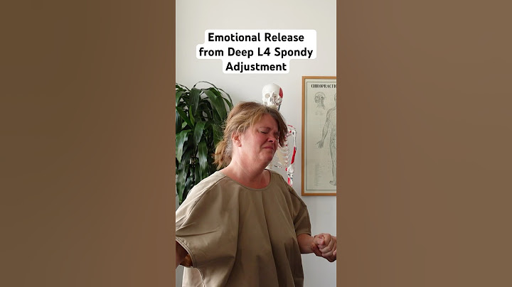 INTENSE Emotional Release from DEEP L4 Adjustment #chiropractic #shorts