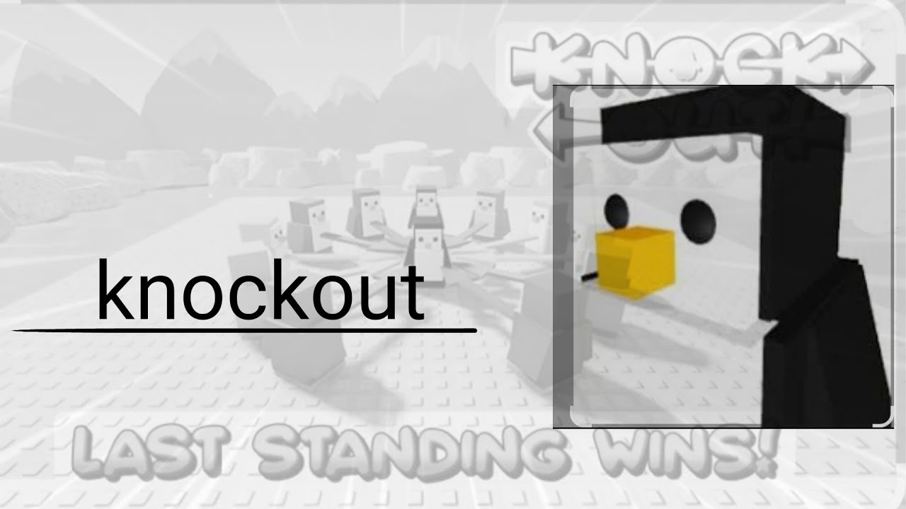 Jogando Knockout com minha nova skin lendário. | Knockout🐧🧡