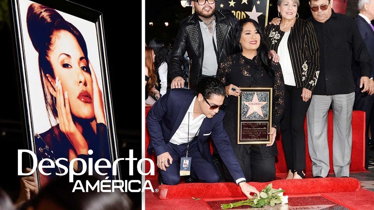 Así fue la develación de la estrella de Selena en el Paseo de la Fama