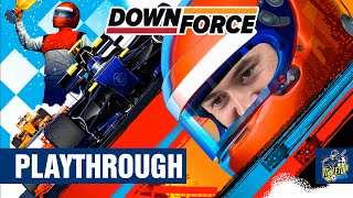 Downforce - Auction, bet, race! - 3 Player Playthrough