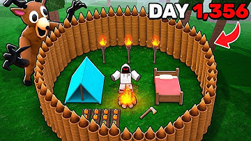 I Built the SAFEST AFK Base in 99 Nights in the Forest!