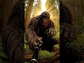Bigfoot Explores a “Haunted” Hollow Log