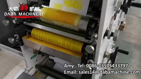 4 color flexo printing machine 2+2 two stack type