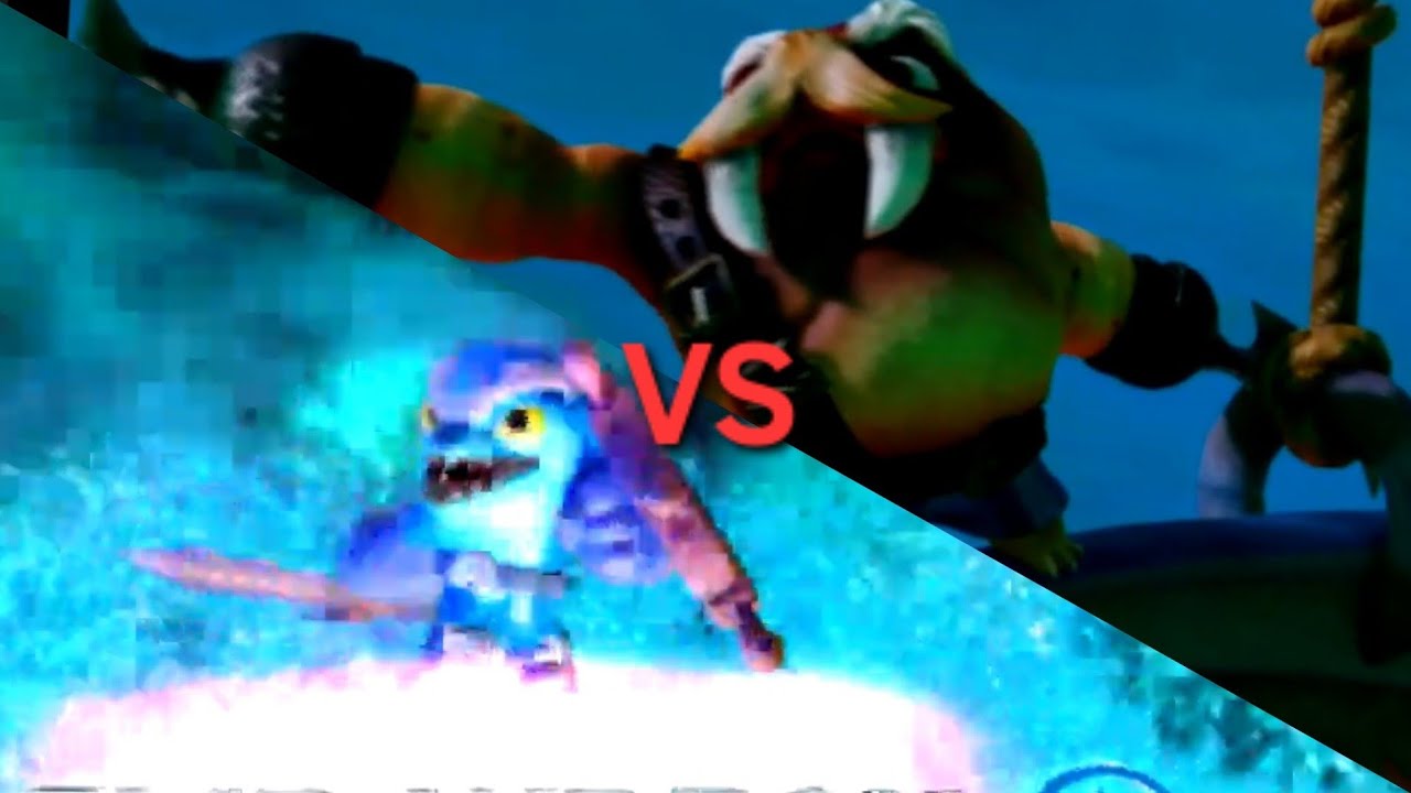 Skylanders nightmare Brawl and Chain vs Flip Wreck